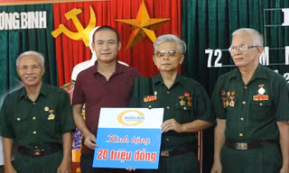 Tập đoàn Him Lam trao quà tri ân thương bệnh binh nặng Nghệ An