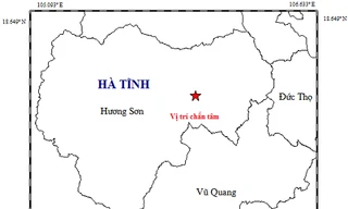 Động đất 2,7 độ richter xảy ra trong đêm ở Hà Tĩnh