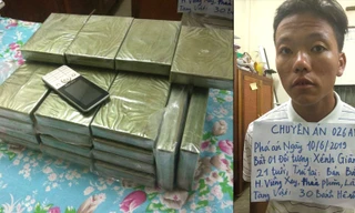 Nam thanh niên vận chuyển 30 bánh heroin vượt biên sang Việt Nam