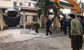 Hiện trường vụ việc.