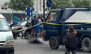 Ô tô tải va chạm xe đạp ở ngã tư, cụ ông 80 tuổi tử vong