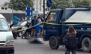 Ô tô tải va chạm xe đạp ở ngã tư, cụ ông 80 tuổi tử vong