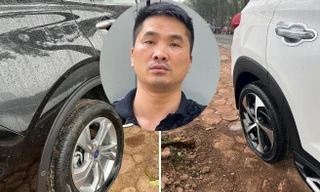 Bắt đối tượng chọc thủng hàng loạt lốp ô tô ở Khu đô thị Linh Đàm