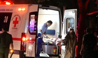 Vụ cháy làm bốn người thương vong ở Hà Nội: Do máy ép phế liệu ép vào bình xịt tóc?