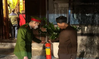 Hà Nội: Đồng loạt kiểm tra PCCC tại các điểm di tích, đền chùa trong dịp Tết