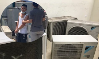 Bắt siêu trộm đánh cắp loạt điều hoà của các công sở ở Hà Nội