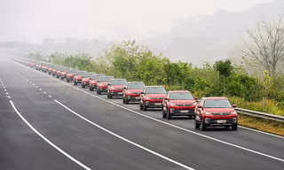 Hãng xe Trung Quốc lập kỷ lục với đoàn diễu hành xe tự động lái