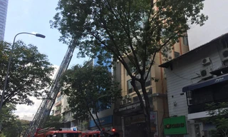 Cháy tại toà nhà ở trung tâm TPHCM