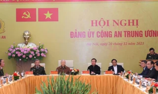 Tổng Bí thư Nguyễn Phú Trọng dự Hội nghị Đảng ủy Công an Trung ương năm 2023