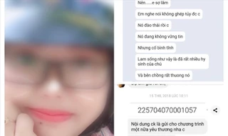  Nguyễn Thị Minh Thy và những lần trao đổi chuyển tiền với người hảo tâm. Ảnh: L.T 