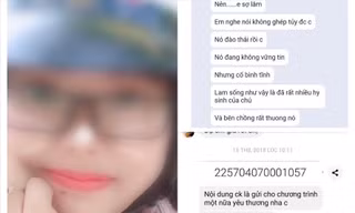  Nguyễn Thị Minh Thy và những lần trao đổi chuyển tiền với người hảo tâm. Ảnh: L.T 