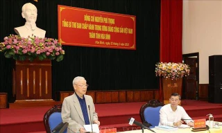 Tổng Bí thư Nguyễn Phú Trọng: Phát huy giá trị truyền thống, xây dựng Hòa Bình phát triển toàn diện