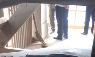 Hiện trường vụ tai nạn. Ảnh: N.L