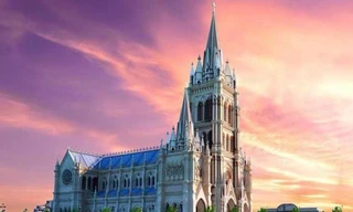 Phối cảnh nhà thờ Lãng Vân. Ảnh: G.X