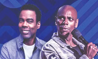 Poster quảng cáo chuyến lưu diễn của hai danh hài Dave Chappelle và Chris Rock mùa lễ năm nay