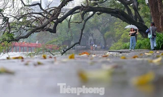Đón không khí lạnh, Hà Nội mưa nhẹ và chuyển rét dịp cuối tuần