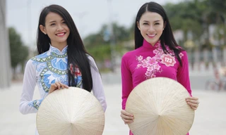 Thí sinh Hoa hậu phía Nam duyên dáng trong tà áo dài - tiếp