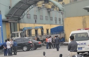 Khu vực xảy ra vụ nổ. (Ảnh: Lê Sơn/Vietnam+)