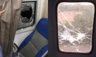 Liên tiếp xảy ra các vụ ném đá lên tàu hỏa qua Khánh Hòa