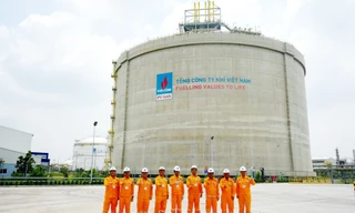  Kho cảng khí thiên nhiên hoá lỏng (LNG) Thị Vải với công suất 1 triệu tấn/năm. (Ảnh PV Gas). 