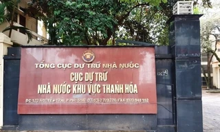 Đình chỉ công tác chi cục phó dự trữ nhà nước thuộc Cục dự trữ Thanh Hóa đánh bạc. Trong ảnh, trụ sở Cục Dự trữ Nhà nước Thanh Hóa. 