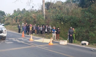 Hiện trường vụ tại nạn.