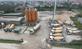 Chủ tịch Hà Nội chỉ đạo kiểm tra, xử lý nghiêm trạm bê tông bị đình chỉ vẫn ngang nhiên hoạt động
