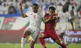 Indonesia (áo đỏ) đang có phong độ kém cỏi dưới thời HLV Mc Menemy.