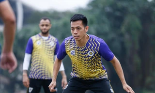 Văn Quyết và các đồng đội hướng tới mùa giải mới bằng cuộc đối đầu với Hải Phòng ở Siêu cúp Quốc gia-cúp THACO 2022 (ảnh HNFC)