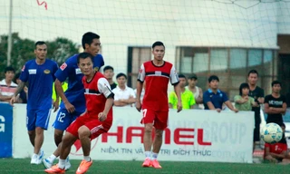 Tuyển thủ quốc gia Thành Lương trong màu áo Hải Anh