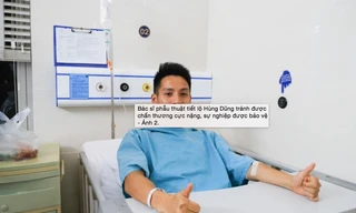 Đỗ Hùng Dũng có thể trở lại thi đấu sau 6 tháng nữa.