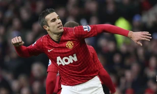 Van Persie từng là chân sút số 1 trên hàng công Manchester United. 