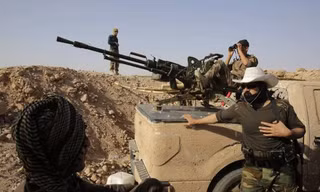 Các tay súng người Kurd Peshmerga ở bắc Iraq