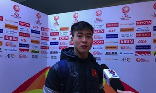 Duy Mạnh cho biết U23 Việt Nam sẽ thi đấu với tinh thần cao nhất trước U23 Hàn Quốc.