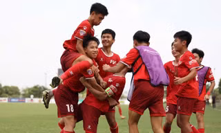 U15 PVF giành chức vô địch giải U15 quốc gia một cách thuyết phục (ảnh Hà Xuân)