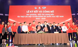 Thành tích của các ĐTQG giúp VFF "ăn nên làm ra", kiếm thêm nhiều tài trợ. (ảnh Anh Tuấn)