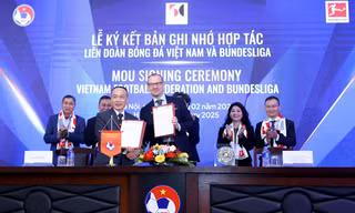 Hợp tác với Bundeslisga nằm trong chiến lược phát triển bóng đá của Việt Nam (ảnh Anh Tuấn)