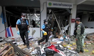 Hiện trường vụ đánh bom