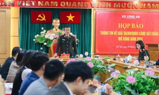 Họp báo công bố thông tin giải đấu tại Hà Nội ngày 29/11 (ảnh Thuần Thư)