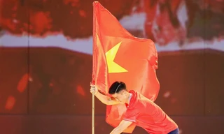 Duy Mạnh tái hiện hình ảnh tại Thường châu 2018 (ảnh V.A)