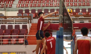 Bóng chuyền nam đối diện thách thức trước Thái Lan ngay vòng bảng SEA Games 32. (ảnh Chi Chi)