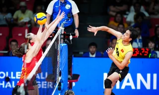 Đội tuyển bóng chuyền nữ Việt Nam lần đầu giành HCĐ một giải thế giới (ảnh FIVB)
