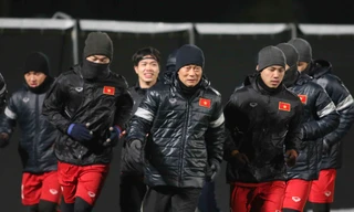 U23 Việt Nam phải tập trong nhiệt độ rất thấp ở Côn Sơn,Giang Tô.