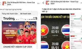 Vé trận chung kết ASEAN Cup 2024 tăng nhiệt khi đội tuyển Việt Nam đối đầu Thái Lan (ảnh Huỳnh Huỳnh)