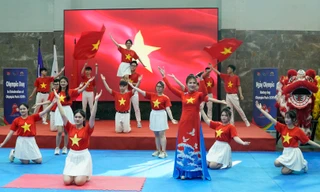 Sự kiện lan toả tinh thần Olympic Paris 2024 tại Việt Nam (ảnh Chu Huyền)