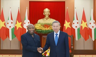 Tổng Bí thư Tô Lâm tiếp Tổng thống Cộng hòa Burundi