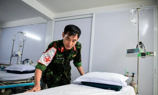 Bên trong trạm y tế dã chiến phục vụ đại lễ 30/4 tại TPHCM