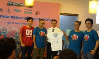 Những đại diện trẻ tuổi của chiến dịch K0 Còi 2 - xây dựng ý thức an toàn giao thông hướng tới giới trẻ