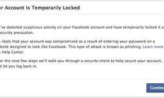 Facebook sáng nay đột ngột khóa tài khoản và bắt người dùng phải đổi mật khẩu