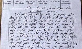 Bật cười với bài tập làm văn của trẻ